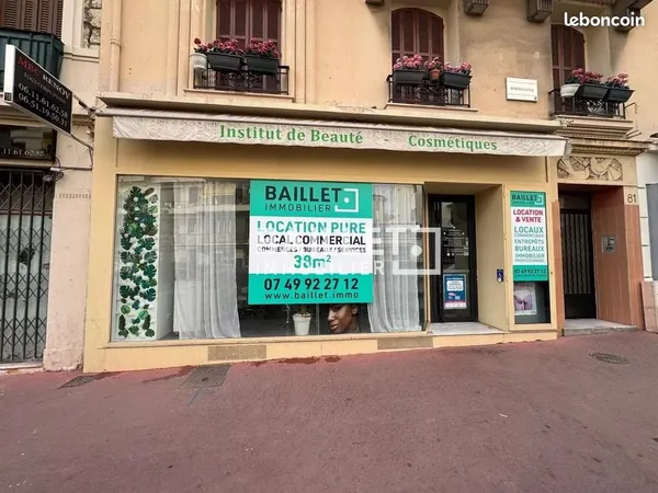 Local commercial 38 m² Nice