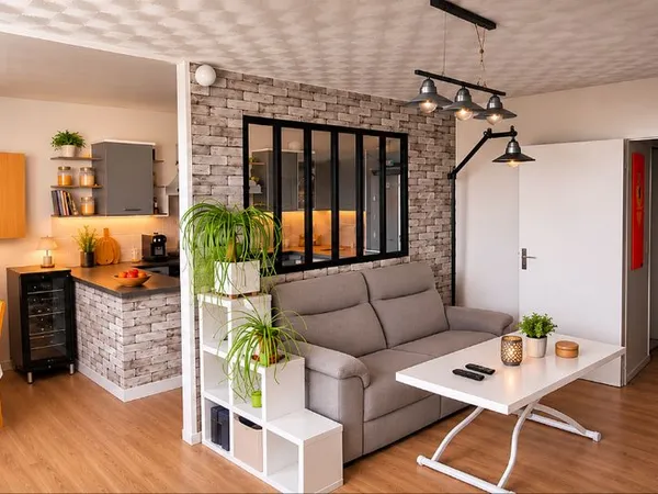 À louer prochainement - F2 de 52 m² avec 2 balcons, parking et cave