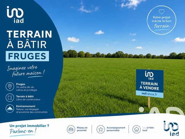 Vente Terrain à bâtir 722 m²