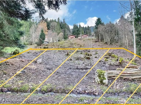 THOLLON-LES-MÉMISES ? TERRAIN CONSTRUCTIBLE RARE À 2 MINUTES DE LA TÉLÉCABINE