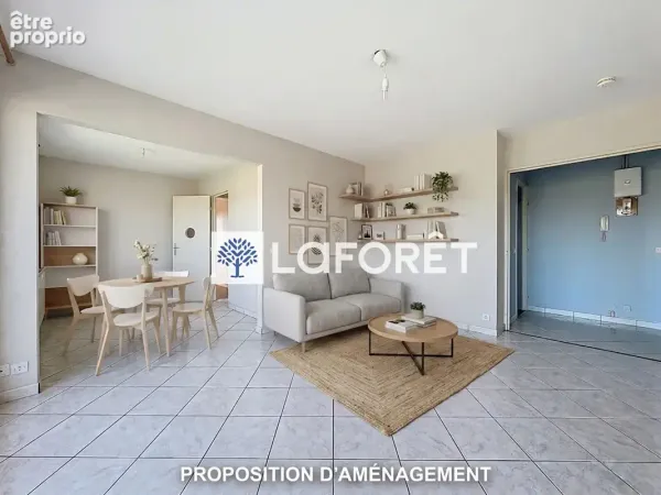 Appartement St Maurice De Beynost T3 de 68.50 m² avec balcon, place de parking et cave