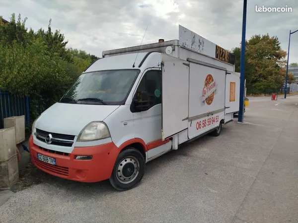 Fond de commerce camion a pizza