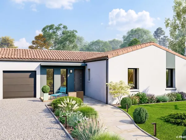 Terrain + maison 90 m²