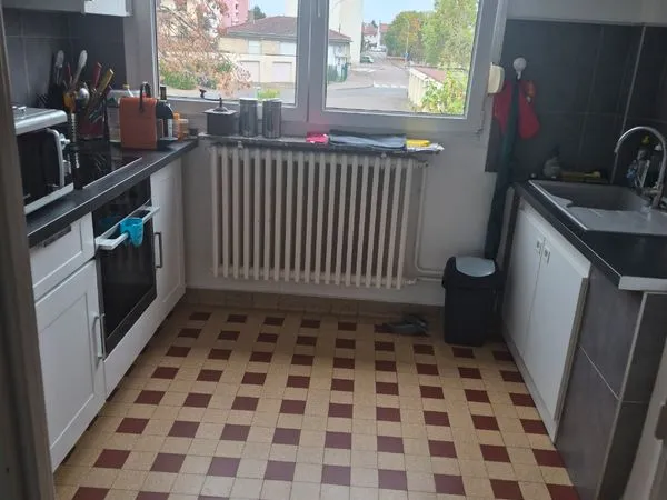 Appartement F3 avec garage et jardin