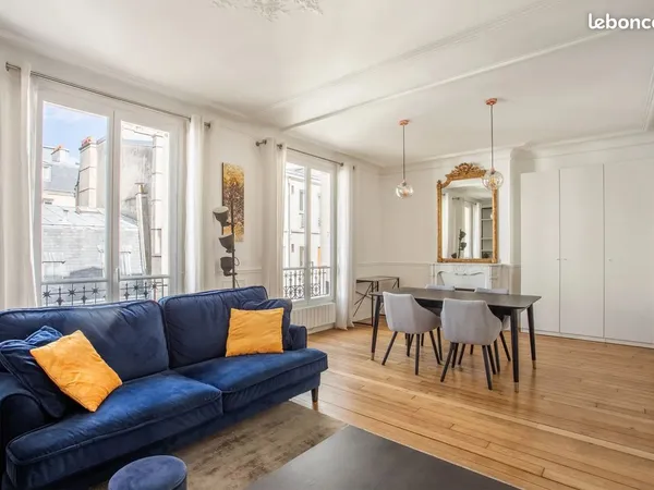 Paris 17e (Pereire) 2 pièces meublé - 47m² - Traversant