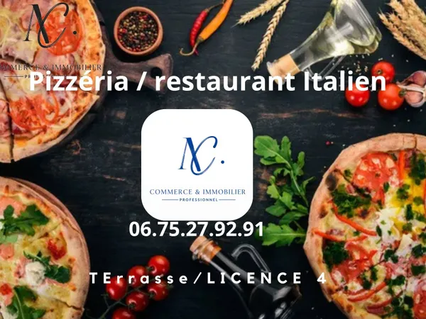 RESTAURANT avec Licence 4 et terrasse ideal PIZZERIA