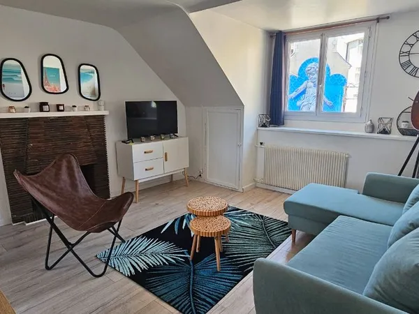 Morlaix - T3 meublé, entièrement renové - jardin commun et cave