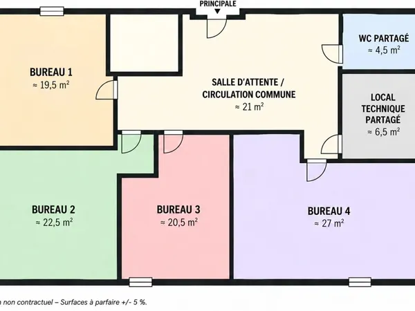 À louer, bureaux professionnels