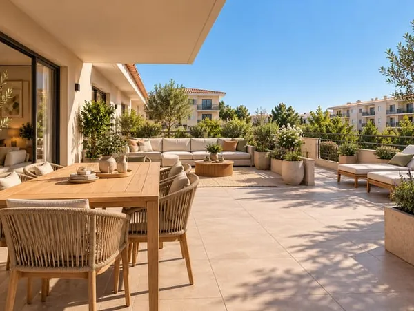 -- LA CIOTAT - MAGNIFIQUE TERRASSE POUE CE LOGEMENT EN T4 - DÈNIERE ÉTAGE