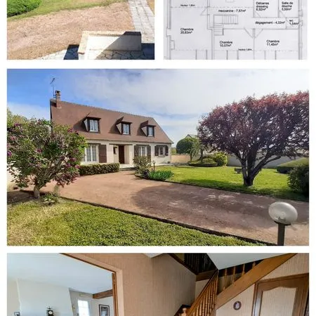 Maison individuelle des années 80 de très belles prestations et de beaux volumes, avec vie de plain 