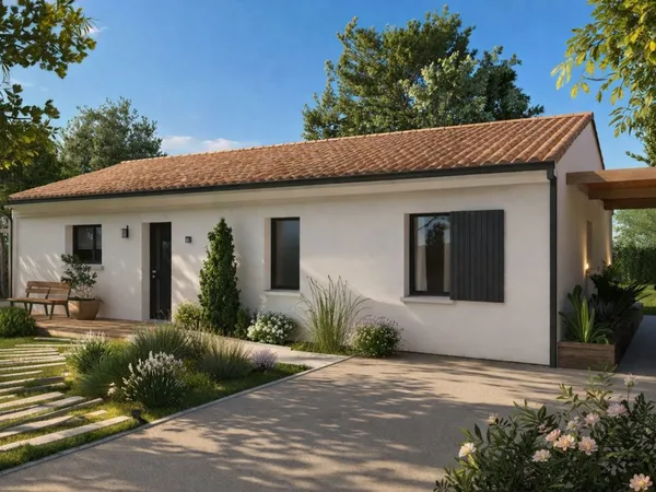 Projet de construction d'une maison 90 m² avec terrain à LE POUT (33)