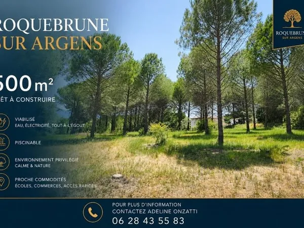 Terrain 500 m²