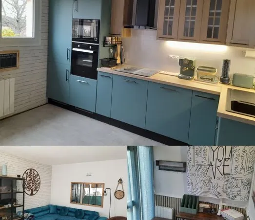 A vendre maison T3 (2 chambres) 65m2 rénovée en 2025 avec cave et jardin à proximité de la gare et d