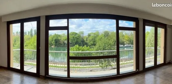 F5 de 92 m2, 4 chambres, vue imprenable sur la marne