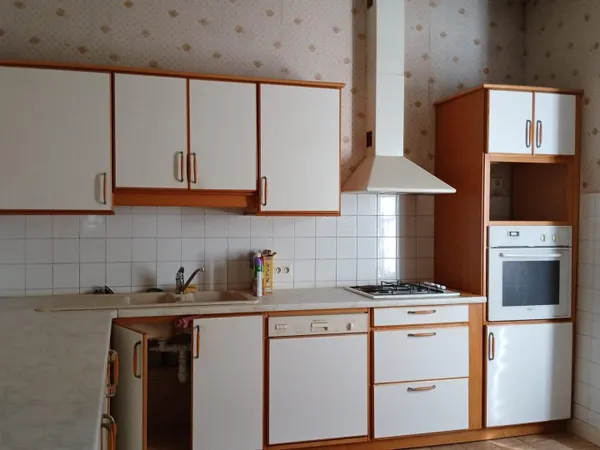 Maison de ville avec jardin et vaste espace aménageable.