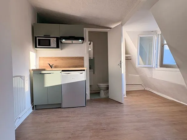 Studio 14,03 m2 carrez, 20,68m2 au sol + cave (4.45m2) quartier opéra