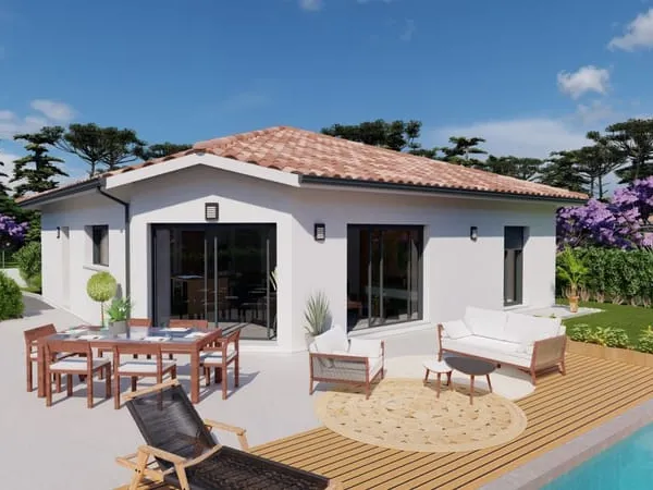 Projet de construction d'une maison 80 m² avec terrain à MOLIETS-ET-MAA (40)