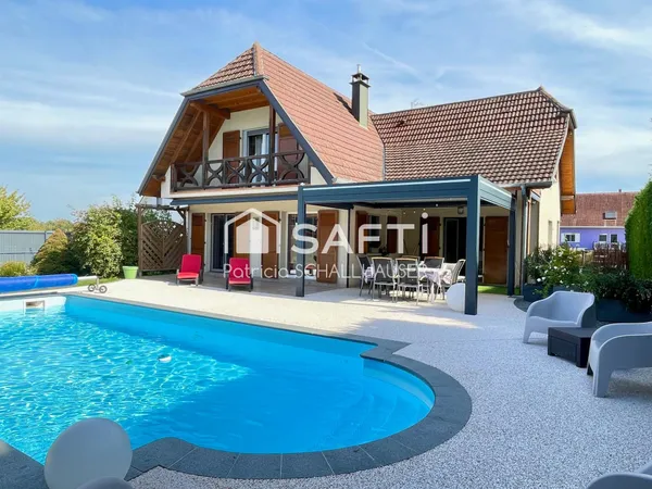 Au calme, belle maison 4 chambres, piscine, garage