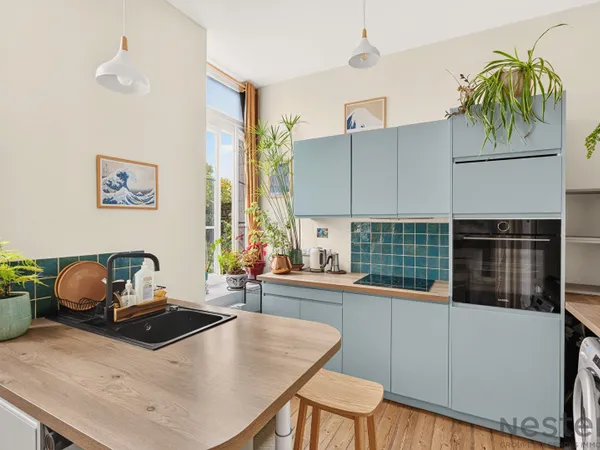 VENTE? SAINT-BRIEUC QUARTIER SAINT-MICHEL APPARTEMENT RÉNOVÉ AVEC GRANDE TERRASSE ET STUDIO INDÉPEND
