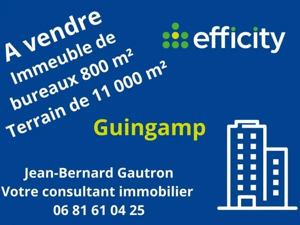 Bureau et espace de travail Location Guingamp 20p 800m² 1635000€