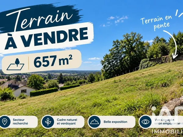 Terrain 657 m²