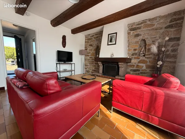 Maison meublée avec jardin et vue mer - 990 CC - disponible temporairement