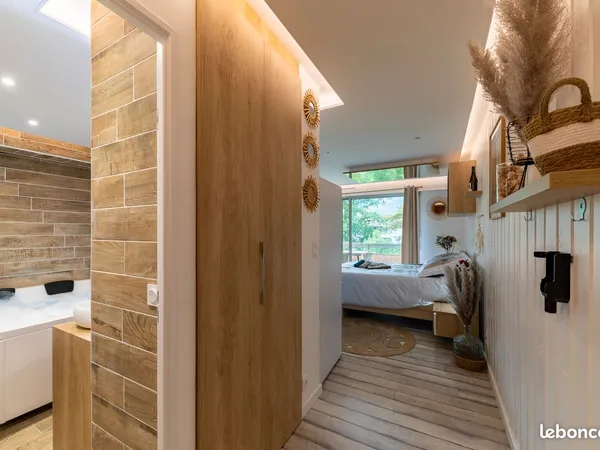 Studio 29.43m² + balcon terrasse 10m²