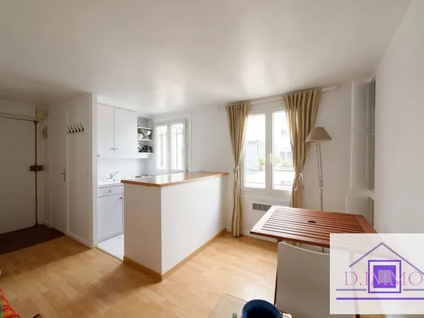 appartement 2 pièces vendu loué bail meublé 4ème étage