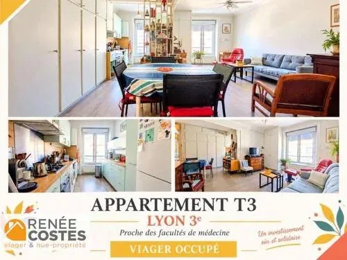 Viager 3 pièces 62 m²