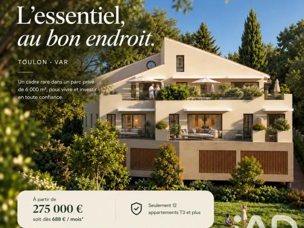 Vente Appartement 3 pièces