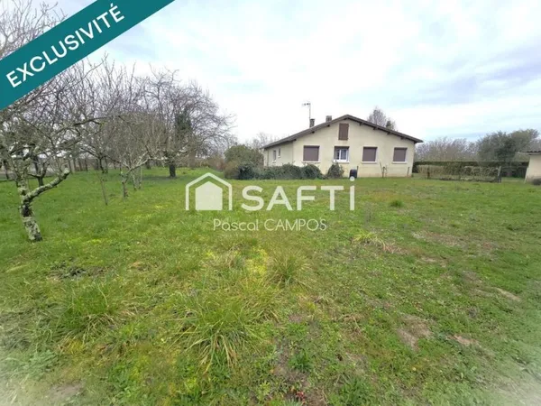 Maison t5 de 106m² sur un grand terrain de 2149m²