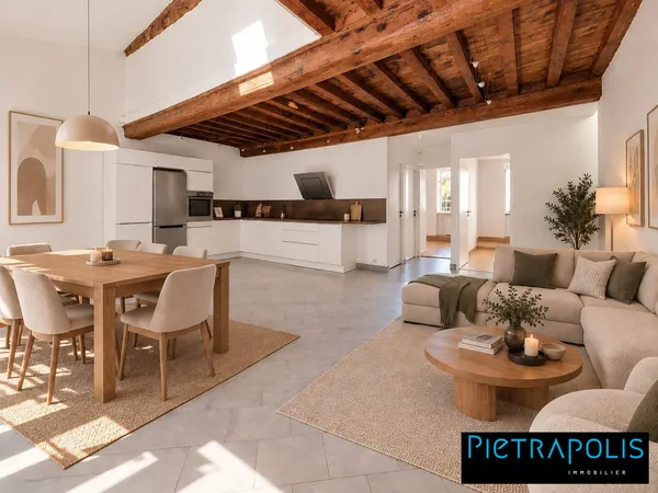 Lyon 3e  Duplex esprit maison  4 chambres  97 m² Carre