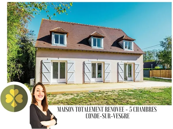 À LOUER Maison familiale entièrement rénovée 5 chambres