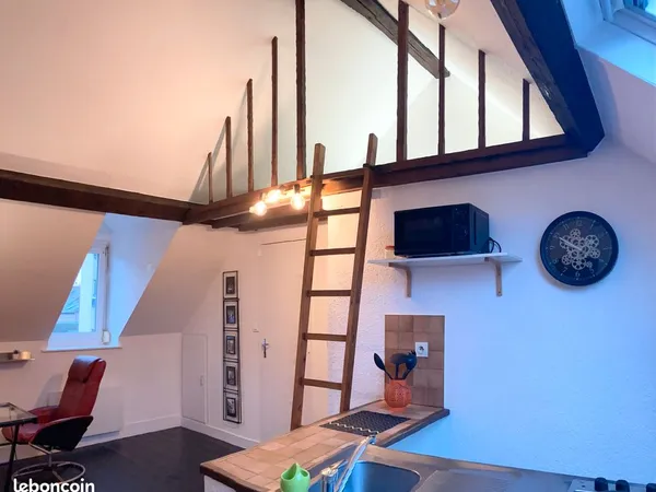 COUP DE COEUR Petit Loft Meublé avec mezzanine Henriville