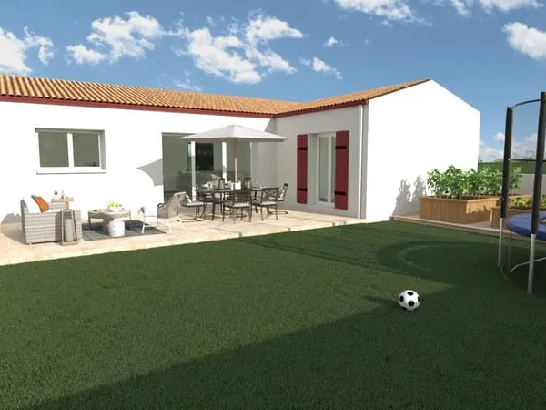 TERRAIN + MAISON 4 CHAMBRES À SAINTE SOULLE