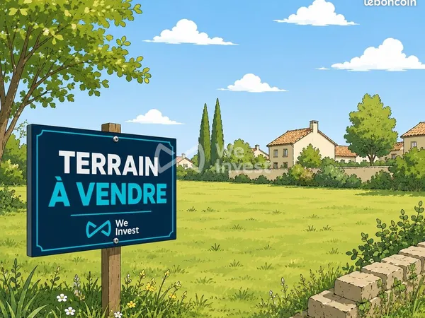 Terrain 361 m² Teloché
