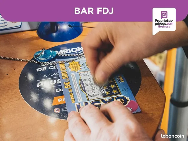 Fonds de commerce bar, FDJ, PMU 110 m²