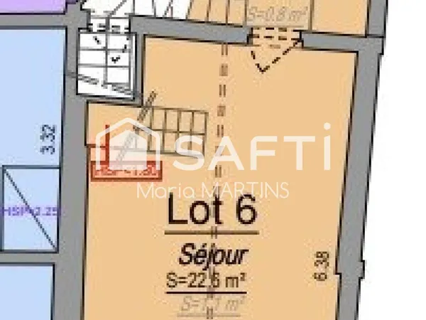BORDEAUX BASTIDE - DUPLEX A RENOVER AVEC TERRASSE - BEAUX VOLUMES ET FORT POTENTIEL