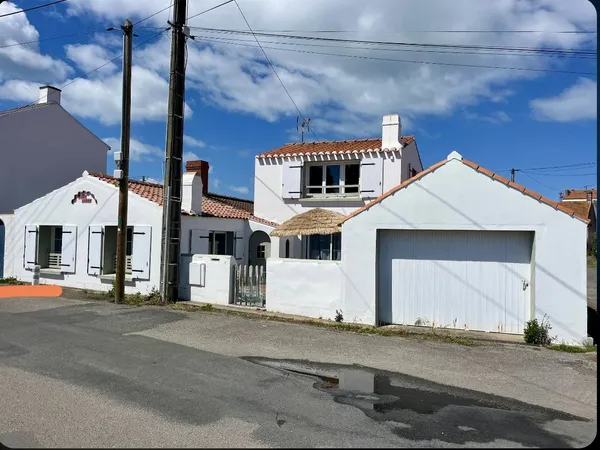 Noirmoutier-en-l'Ile l'Herbaudière. Maison 3 chambres avec g