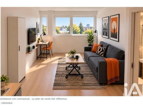 Appartement 1 pièce 18 m²