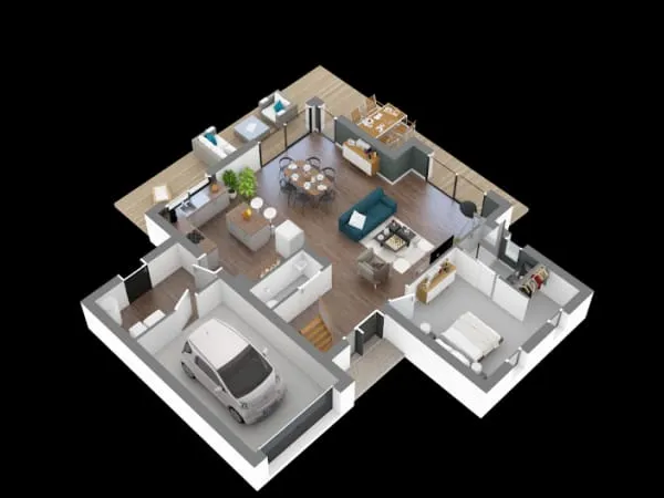 Maison neuve 4 pièces 119 m²