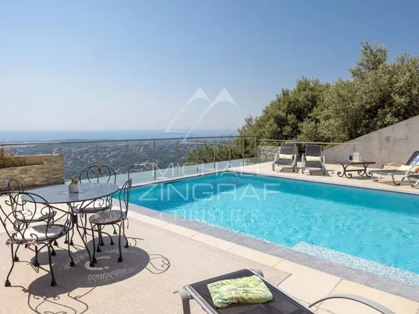 Proche Saint-Paul-de-Vence - Saint-Jeannet - Propriété moderne vue mer panoramique