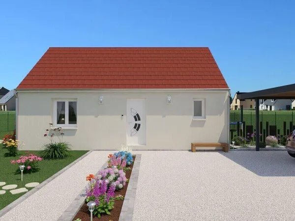 Terrain + maison 50 m²