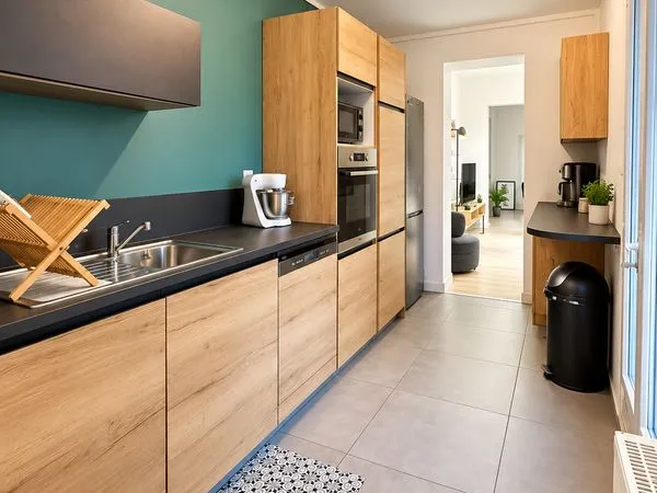 Maison mancelle rénovée - 2 chambres - Grand jardin - Le Mans secteur Bollée / Béner - 950 /mois