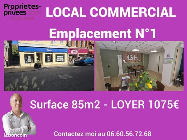 Local commercial 85 m²