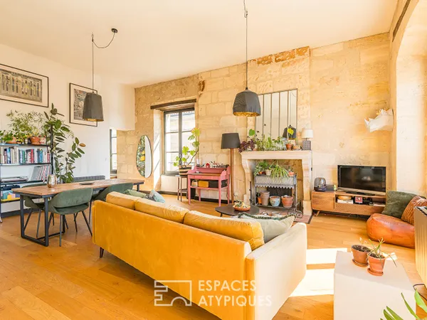 Le duplex de caractère avec vue sur les quais