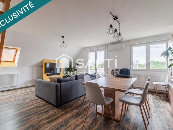 Appartement duplex 3 pièces à Roeschwoog (67480)