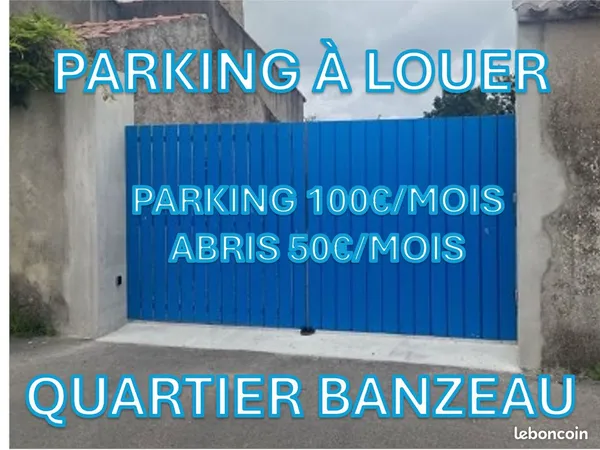 Place de parking à louer - le jardin des coques