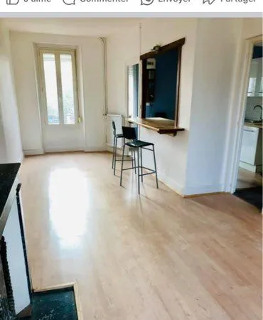 Appartement duplex T4 de 72m2 centre ville proche gare