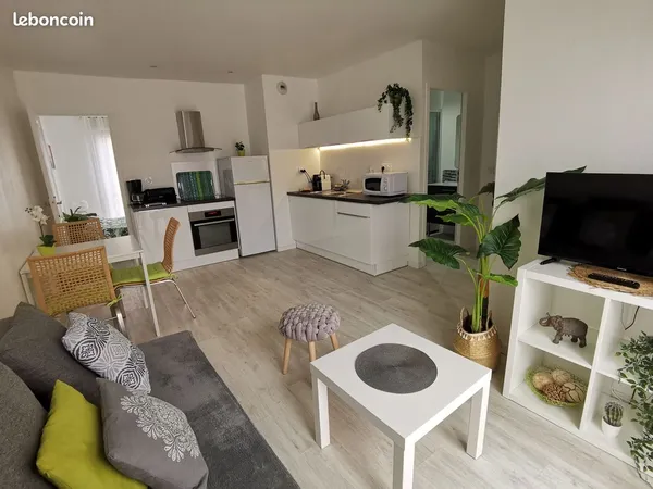 Joli T2 meublé 35 m2 centre ville